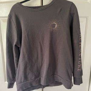 Sun and moon crewneck